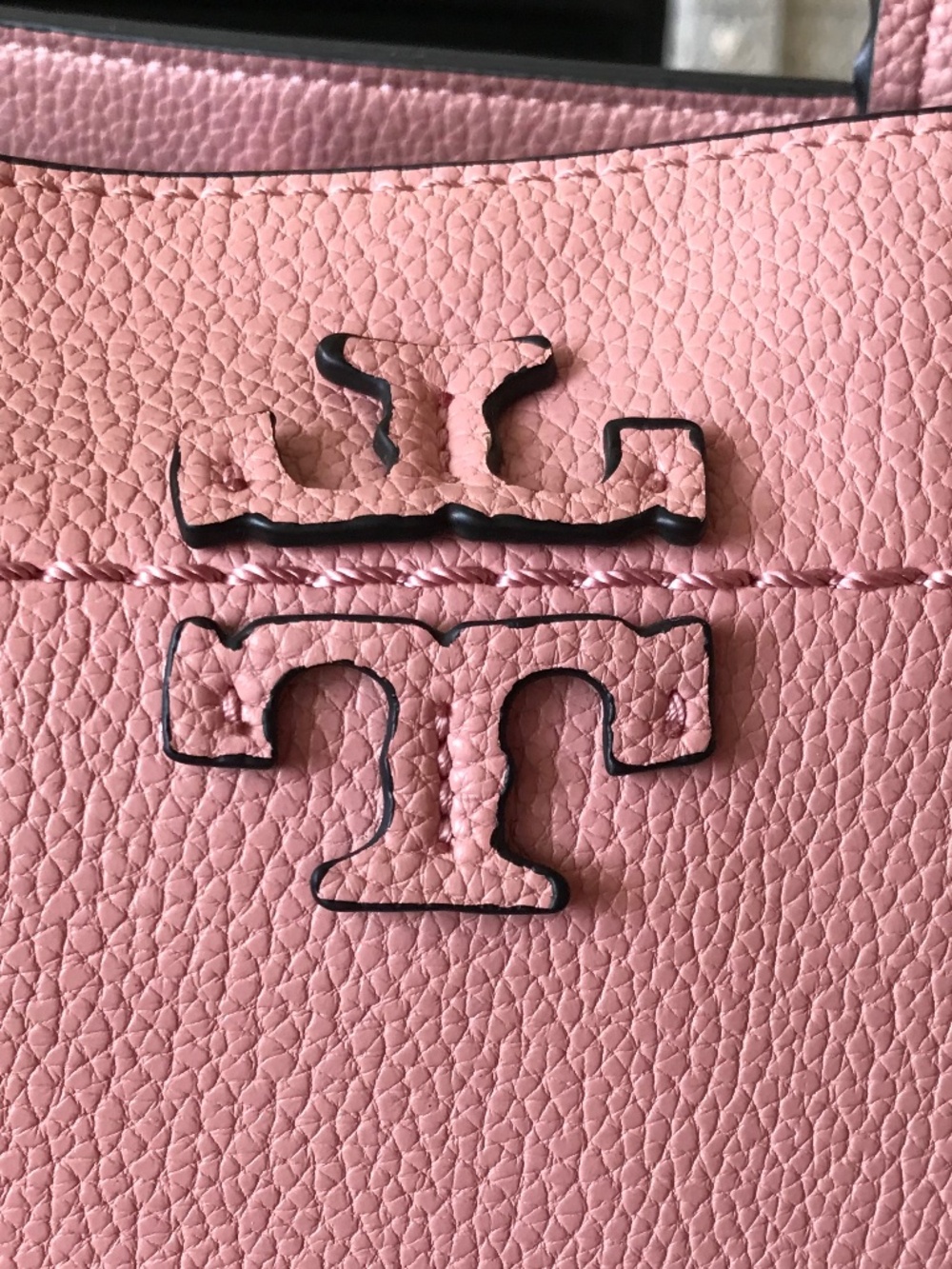 COQUETTE 🔥 TORY BURCH SOFT PINK LEATHER LARGE TOTE - Picture 2 of 16